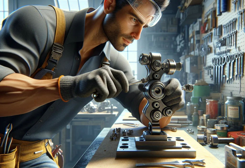 Як випресувати кульову з важеля