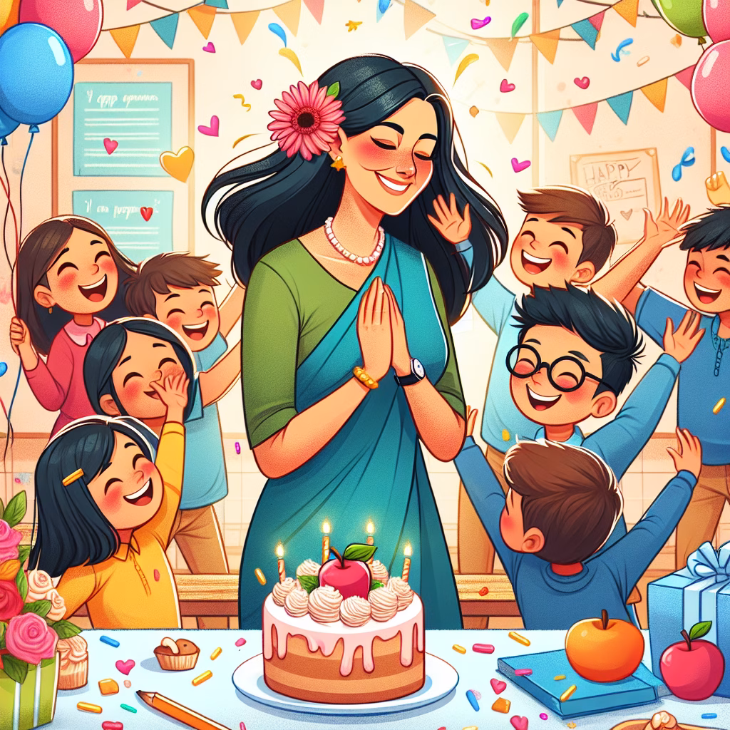 Привітання з днем народження вчительці: своїми словами та в прозі